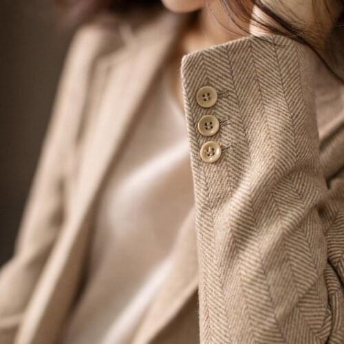 Fipyjip Women's Wool Coats