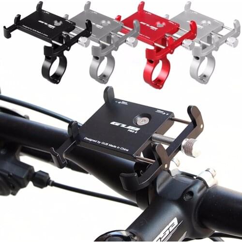 GUB PRO 2 Mount Bracket Handlebar Clip Stand Bicycle Adjustable Phone Holder Anti-Slip Bike for 3.5-6.2inch Phone Bicicleta
