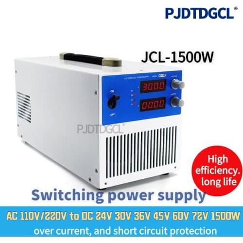 1500W Laboratory Power Supply Digital Display Adjustable Switching DC Power 0-15V20V24V30V36V48V50V60V485 Communication function