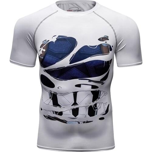 Harajuku Cosplay Anime 2021 Fashion Men Outdoor Running TShirt Digital Printing High Qualiy Short Sleeve