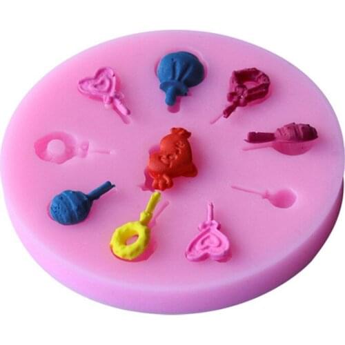 Cartoon DIY Transparent Silicone Glue Super Clay Crystal Pendant Decorative Accessories Mold Zecter Cake Decorating Tool