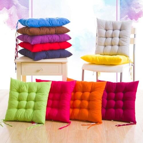2019 Soft Thicken Pad Chair Cushion Tie on Seat Dining Room Kitchen Office Decor Comfortable подушки на стулья