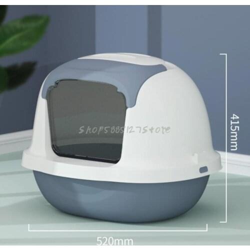 Cat Litter Pan Fully Enclosed Cat Toilet Deodorization Large Anti Splash Cat Excrement Pan Super Deodorization Cat Litter Pan Ca