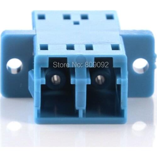 New 10pcs LC-LC Duplex Fiber Optic Adapter Optical Duplexer Connector Coupler