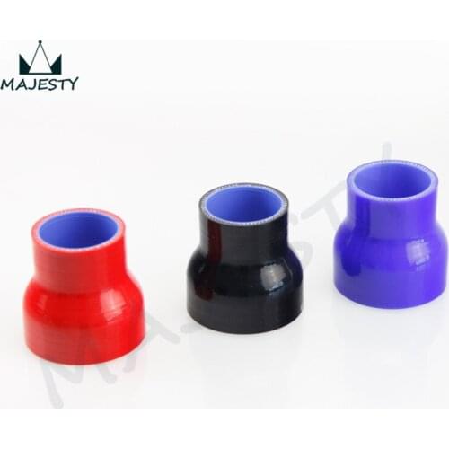 5 pcs 2.25" to 2.5" Straight Reducer Silicone Turbo Hose Coupler 57mm - 64mm black/blue/red