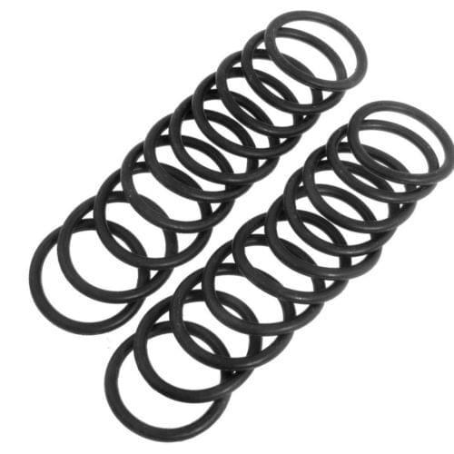 28mm x 35mm x 3.5mm Rubber Sealing Washers Oil Filter O Rings Black 50 Pcs