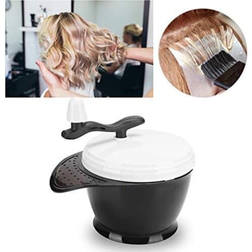 Hairdressing Baked Oil Dyeing Bowl Manual Hair Dyeing Bowl Mixer Manual Color Mixer Palette Bowl Hair Dyeing Tones Mixing Bowl