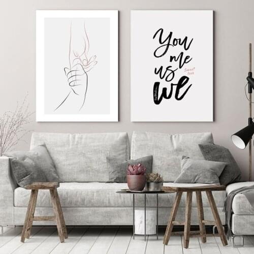 Nordic Quote Words Canvas Painting Wall Art Posters Print Wall Pictures for Living Room Decoration Abstract Room Home Decor