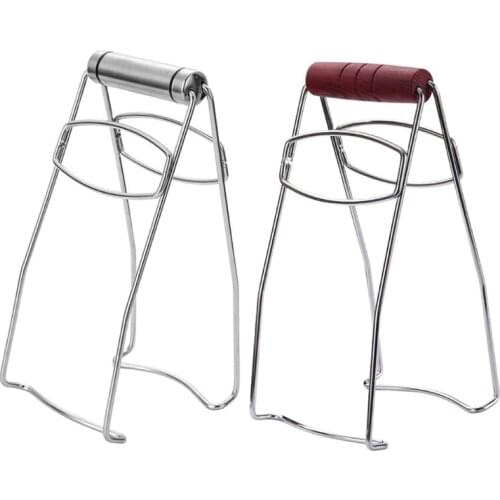 Stainless Steel Foldable Hot Dish Plate Clip Kitchen Bowl Pot Gripper Multifunctional Crockery Holder Clamp Tong Claw