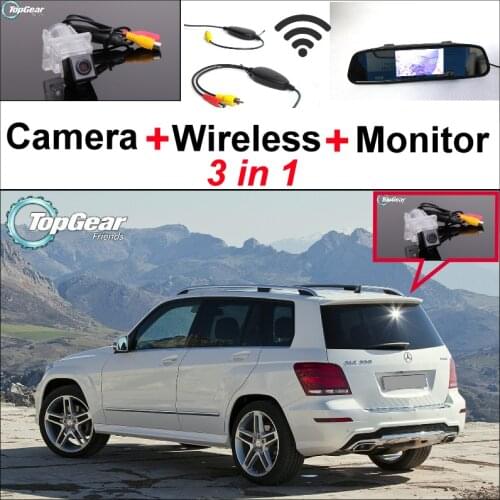 Special WiFi Camera + Wireless Receiver + Mirror Monitor Backup Parking System For Mercedes Benz GLK Class MB X204 2008~2015
