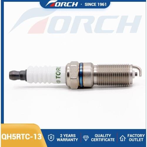 Spark plug 1PCS TORCH QH5RTC-13 Replacement for NGK TR5A-13 NGK TR5A-13 Bosch HR7MCU Bosch HR8MEV Champion OE031