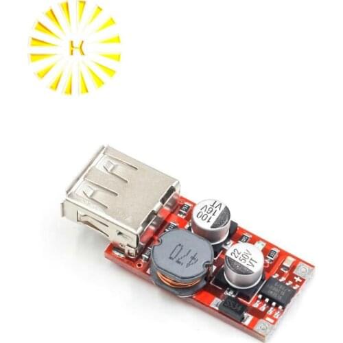 Fine 6-24V 12V/24V to 5V 3A CAR USB Charger Module DC Buck step down Converter 12v 5v power supply module Connector