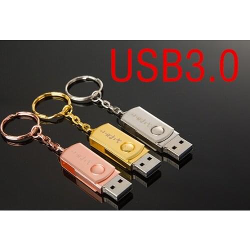 Usb 3.0 usb flash drive 64gb Pen Drive 3.0 waterproof metal 32gb 16gb pendrive jump drive thumb drive U disk memory Stick Gift