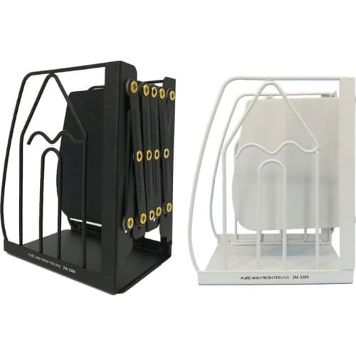 1 Set Hollow-out Wooden House Metal Bookend Adjustable Iron Bookends Non-Slip Metal Bookends Decorative Metal Bookends