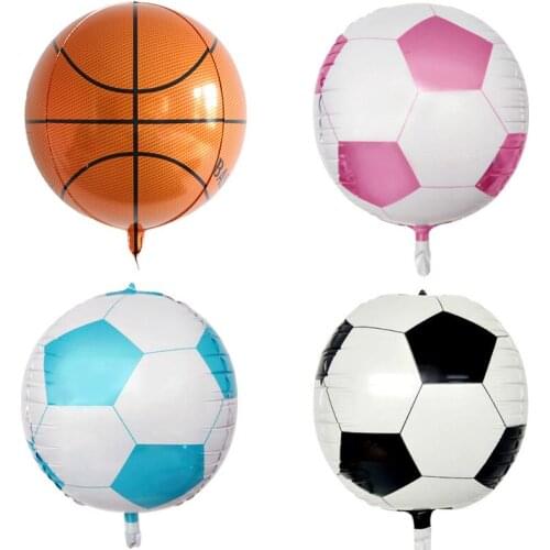 1Pcs 22inch 4D Football Aluminum Foil Balloons Man Happy Birthday Party Decorations Kids Toys Helium Inflatable Globos