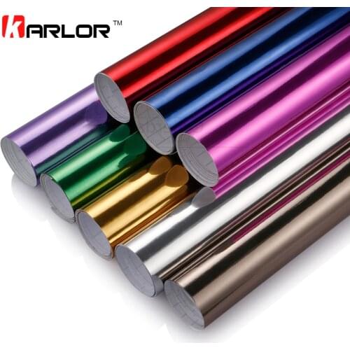 100*30CM Chrome Mirror Vinyl Film Foil Car Sticker DIY Wrapping Sheet Decal Automobiles Motorcycle Truck Car Styling Accessories
