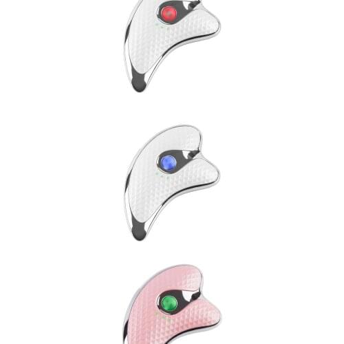 2Pcs Guasha Scraping Facial Massager Led Light Warm Massage Vibration Face Slimming Massaging Tool Fat Burner Weight Lose Unit