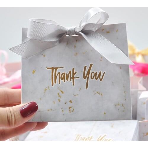 50/100pack Wholesale Mini Marble Gift Bag Box Lash Boxes Packaging for Party Chocolate Paper Package/Wedding Favours candy Boxes