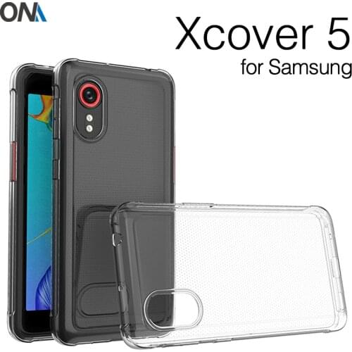 Case For Samsung Galaxy Xcover 5 SM-G398FN TPU Silicone Clear Fitted Bumper Soft Case for Samsung Xcover5 Transparent Back Cover