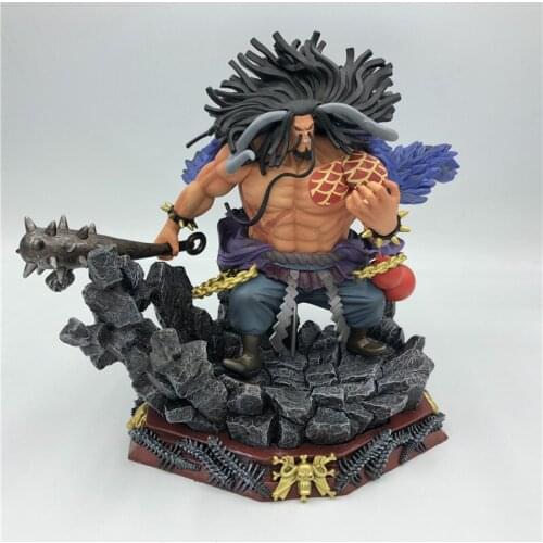 Kaido Quatro King Four Emperors Standing Ver. PVC Luffy Fighter PVC Action Figures Model Doll Toys 19cm