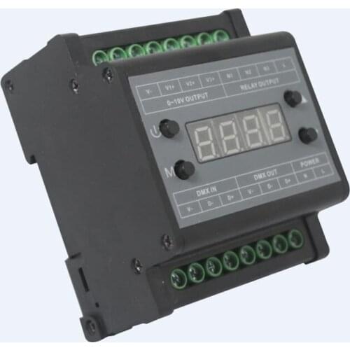 DMX303 DMX high-pressure 0 to 10 v output dimmer (3 road