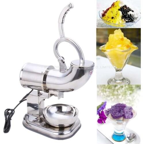 Electric ice shaver 110v/220v Fully Stainless Steel Snow Cone Machine Ice Shaver Maker Ice Crusher machine