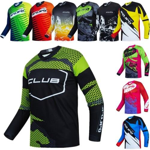 Mountain Bike Motocross Cycling Jersey Bicycle Long Sleeve Shirt MTB Bike Downhill Clothing Custom Road Mountain Jacket