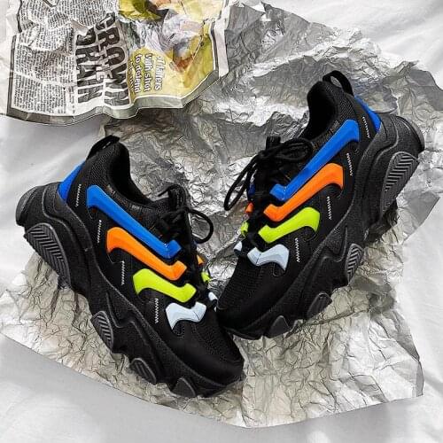 Summer Height Increase Men Sport Shoes Mens Sneakers Breathable Running Shoes Sports for Men Black Footwear Tennis Run GMB-1101