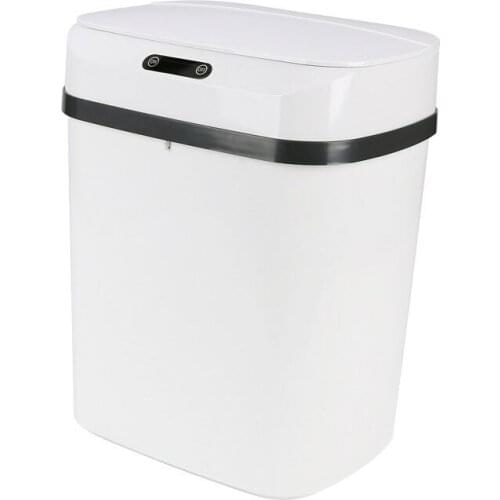 Automatic Intelligent Trash Can Household Living Room Sensor Dustbin Waste Separation Bin Induction Cubo Basura Plastic Bin E5