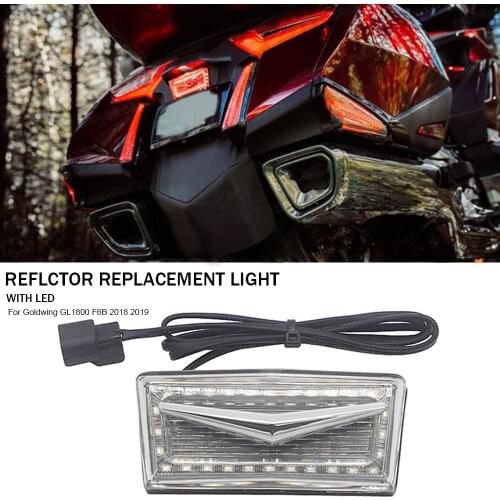 For Honda Goldwing GL1800 F6B 2018-2021 2020 2019 ABS Trunk Led Reflctor Replacement Light GL 1800 Gold wing F 6 B