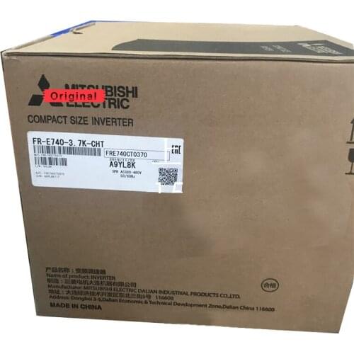 New Original FR-E740-3.7K-CHT Inverter 3 Phase 380V 3.7KW 9.5A