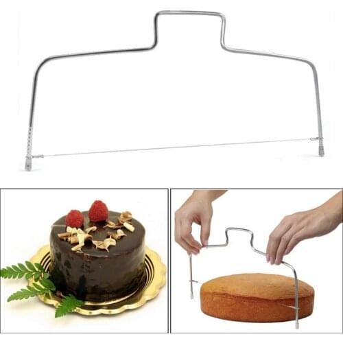 Cake Slicer Level Leveler Verstelbare Cake Cutter Rvs Cutter Verdelen Tool Keuken Accessoires Bakken Toos