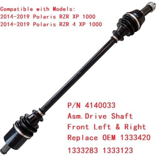 CV Axle Drive shaft Front CV Joint Plunging Boot Kit For Polaris RZR XP 1000 & RZR 4 XP 1000 1333943 1333420 1333283 1333123
