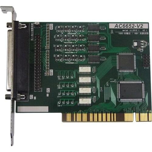 Ac6652 PCI bus IO board isolated 16 I / O switch value I / O cards