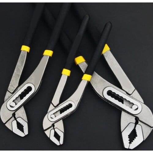 K1KA Water Pump Pliers 8 /10/ 12 inch Wide Jaw Capacity Quick Change Adjustable Plumbing Grips & Slip Joint Plier