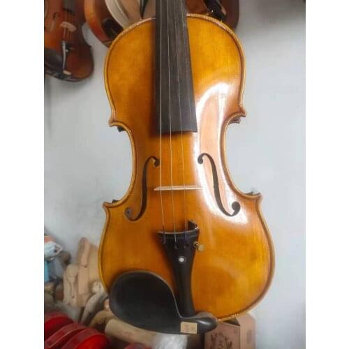 Full hand made 7/8 size violin spruce top flamed maple back