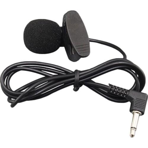 Portable 3.5mm Hands Free Computer Clip On Mini Lapel Microphone for PC Notebook Laptop iPhone iPad Android Smartphone