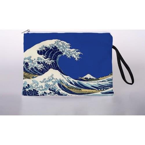 Simple girl pocket cute cosmetic makeup bag travel zipper cosmetics pencil wallet organizer bag wallet handbag