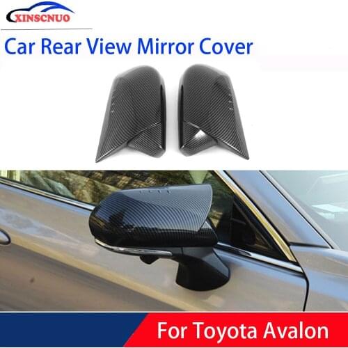 XINSCNUO 1 Pair Car Rear View Mirror Cover For Toyota Avalon Mirror Covers Caps Replacement