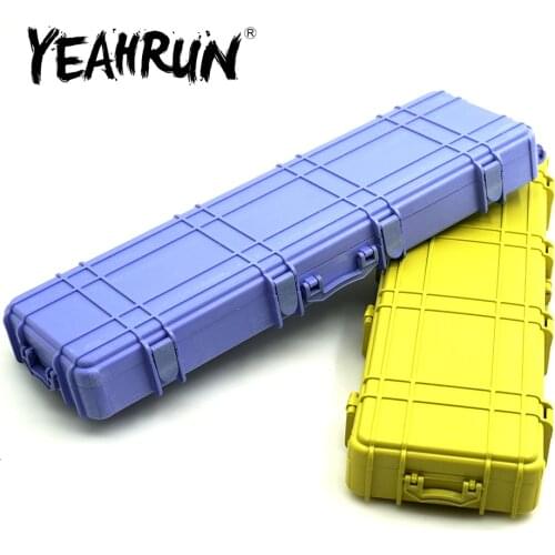 YEAHRUN Simulation Mini Tool Box Case Suitcase for Traxxas TRX-4 TRX6 Axial SCX10 90046 Tamiya 1/10 RC Crawler Car Decorations