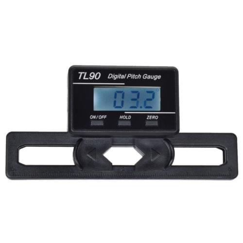 TL90 LCD display Digital Pitch Gauge Blades degree angle for align 450 700 RC heli F