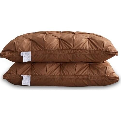 2021 New 100% White Goose Down Filling 3D Bread Duvet/Quilt/Comfortable Bedding Winter Luxury Blanket Pure Cotton Pillow