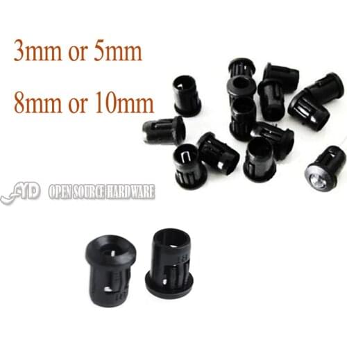 50pcs 3MM 5MM 8MM 10MM F3 lamp cap LED plastic lamp holder