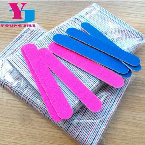 50Pcs/Lot Mini Nail Art Files Sandpaper Double Side Cuticle Remover Buffers Use For Nail Sticker Beauty Artificial Nail Tool