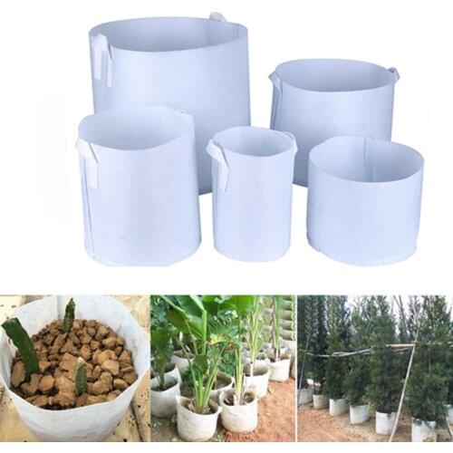 7 Sizes Fabric Grow Bags Round Garden Grow Bag Pots Bed Fabrics Garden Supplies Nursery Pots Seedling-Raising Bags