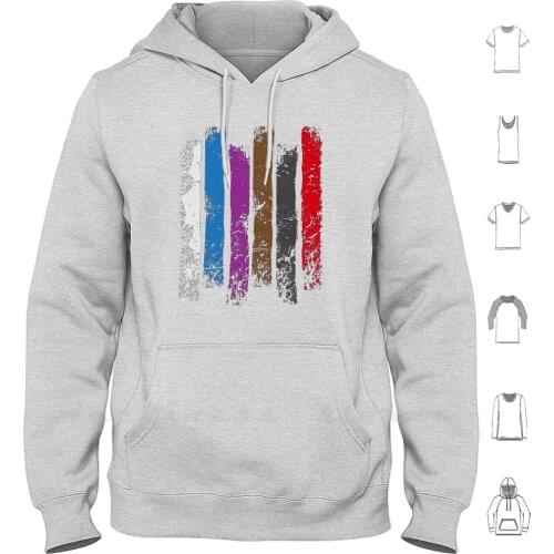 Bjj Belt Rank Vertical Stripes Shirt For Jiu Jitsu Hoodies Long Sleeve Cool Gift For A Jiu Jitsu