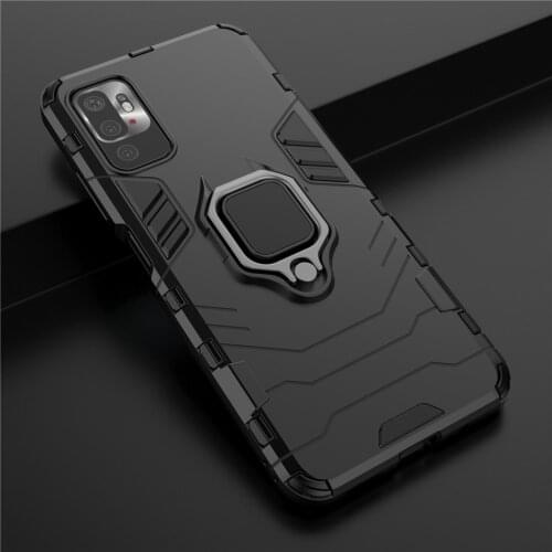 Kickstand Case For Xiaomi Poco M3 Pro 5G Shockproof Armor Ring Cover For Xiaomi Poco M3 Pro Case Hybird