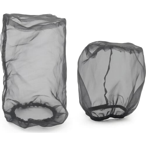 Black Universal Car Cone Air Filters Protective Cover Waterproof Oilproof Dustproof for Cylindrical High-Flow Air Intake Filters