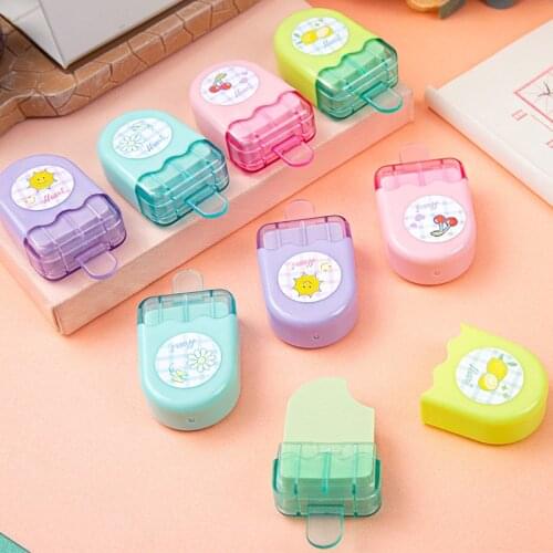 Deli Cute Eraser 1pcs Ice Cream Eraser for Kids Kawaii School Supplies Novelty Items Girl Gift Prizes Rubber Eraser for Pencil