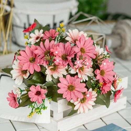 Handmade Artificial Flower plastic artificial flowers home garden decoration fake plants flower arrangement supplies